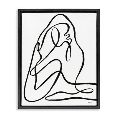Art mural sur toile flottant "Doodle" par Cat Thurman Designs