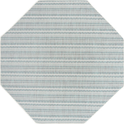 Tapis d'extérieur scintillant bleu clair