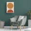 «Modern & Contemporary Burn Orange Composition», reproduction sur toile-93517909