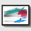 Surfer Surfboard Surfing Seascape Framed Art - Framed Print