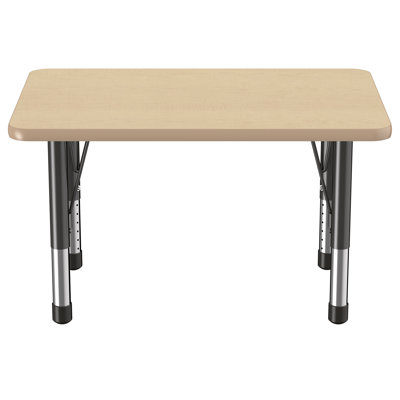 Rectangle T-Mold Adjustable Height Activity Table