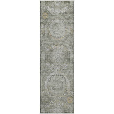 Premium Machine Washable Honig AMF1661 Panel Rug