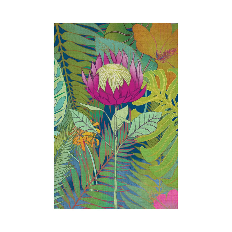 Tropical Tapestry I by Chariklia Zarris - Wrapped Canvas Gallery-Wrapped Canvas Giclée, 101.6 cm H x 66.04 cm W