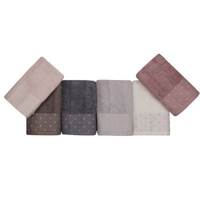 Ensemble de 6 serviettes en coton Flippo