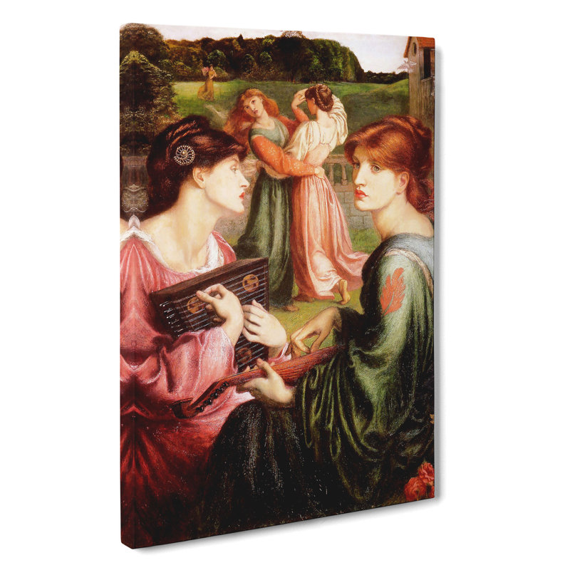 The Brower Meadow by Dante Gabriel Rossetti - Wrapped Canvas Painting, 76cm H x 50cm W x 3cm D