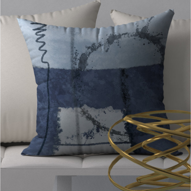 Housse de coussin décorative carrée Giggle Essential, H 24 po x l 24 po