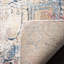 Tapis bleu / rouge à motif floral Massad-24110306