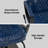 23.6" Wide Manual Swivel Ergonomic Barber Chair,Hydraulic Pump Manual Recliner