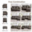 Upholstered 100 " Chenille Reclining Sectional