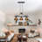 Vintage 3-Light 27.5" Vintage Tiffany Chandelier