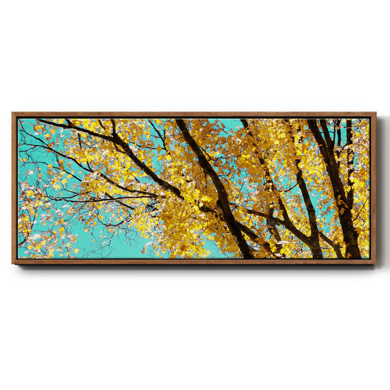 Tapisserie d'automne IV - toile encadrée, H 20 po x l 50 po