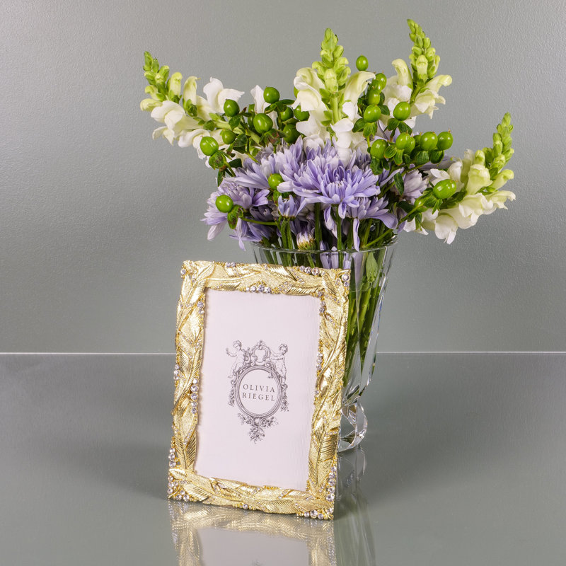 Preen Metal Picture Frame, Gold, 5" W x 7" H