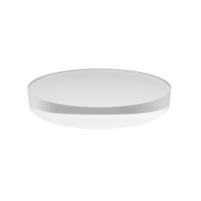 Rehausse en acrylique de 8 po de diamètre x 1 po d'épaisseur, support circulaire en acrylique transparent