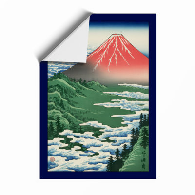 Mount Fuji Rising Japandi - Print