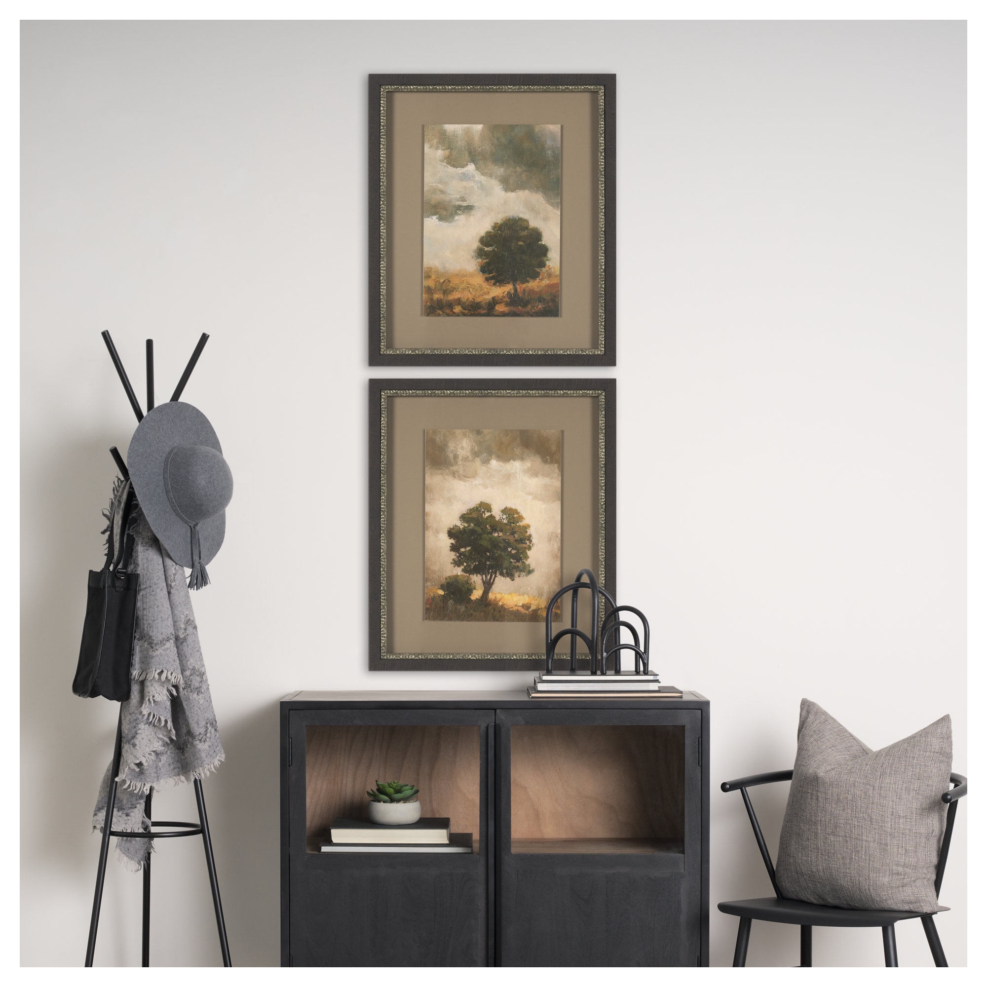 Memorable Sky By Studio A Hand Embellished Framed Art Print Matted Under Glass, 46.0L x 1.6W x 25.5H, 2