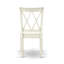 L'ensemble 5 pièces de table et chaises de cuisine comprend une table de salle à manger rectangulaire avec rallonge papillon et 4 chaises en bois massif, lin blanc-1126426562-1126426563-1205666573