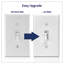 Gradateur à levier 600 Watts Leviton Watthite