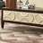 Neoclassical simple carved solid wood coffee table-110582317