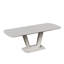 62,99-78,74 po, table de salle à manger extensible de style industriel moderne avec pieds en forme de U, table de salle à manger