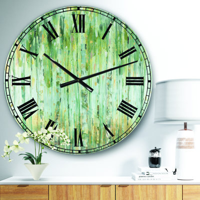 Adetomiwa The birch Forest II - Traditional wall clock