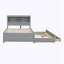 Lit plateforme double avec lit gigogne et tiroirs-680520438