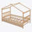 Annais Wooden House Bed with Trundle-958705452-958705448