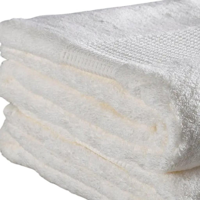 Drap de bain en coton blanc 36 po x 72 po