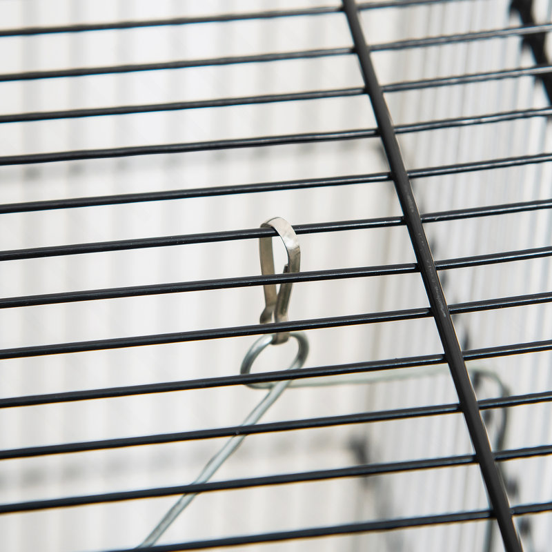 Cage à oiseaux spacieuse et polyvalente pour les perroquets heureux, idéale pour le jeu et le confort
