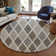 Maliana Flatweave Washable Geometric Indoor / Outdoor Rug