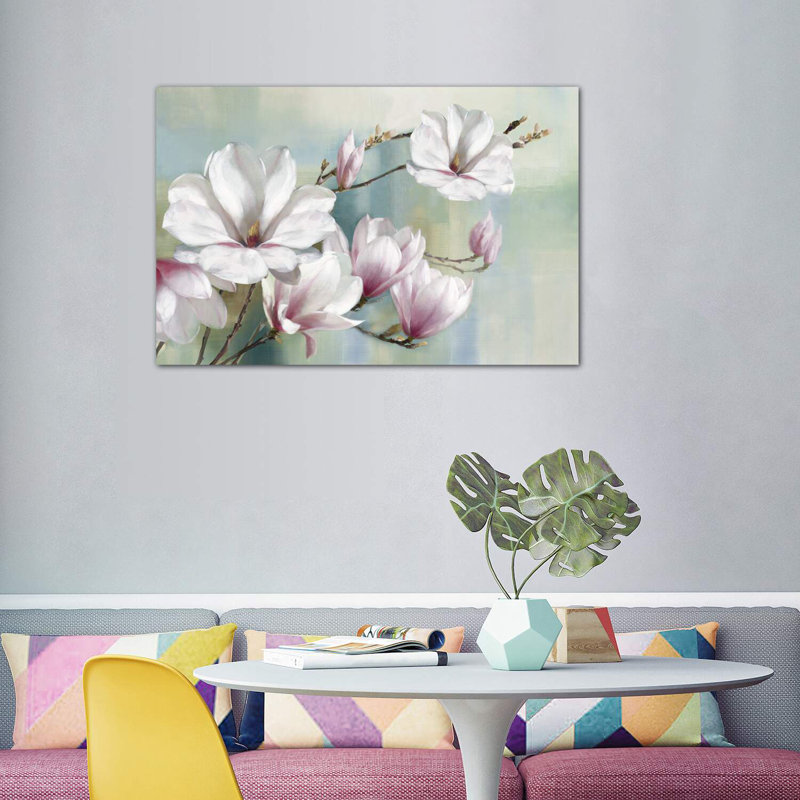 Magnolia Blooms by Rogier Daniels - Wrapped Canvas Print, 152.5 cm H x 101.5 cm W