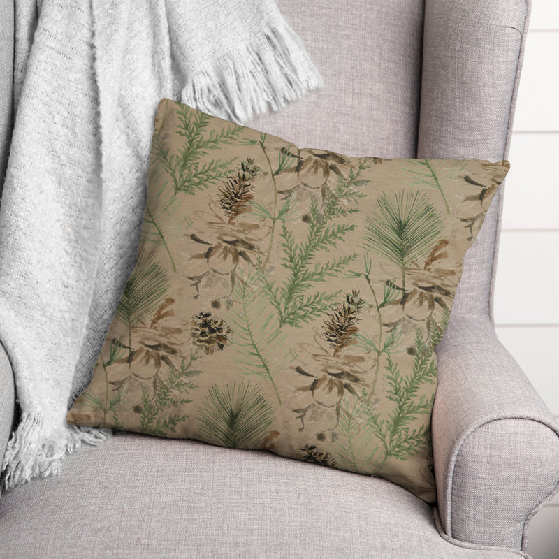  Coussin Floral, Brun