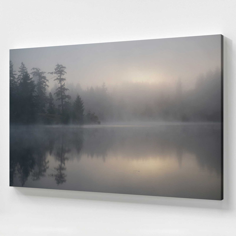Grand lac, impression sur toile, H 40 po x l 60 po