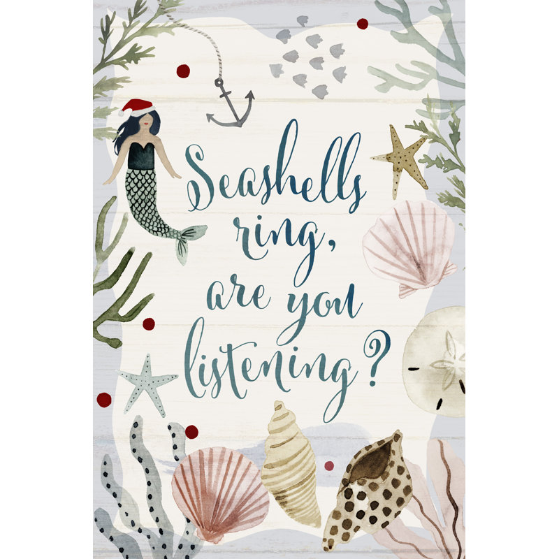 Sun-Kissed Christmas Collection B by Victoria Barnes - Typography Print, Wrapped Canvas, 122cm H x 81cm W x 3.18cm D