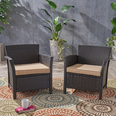 Chaise de patio avec coussin Morphis