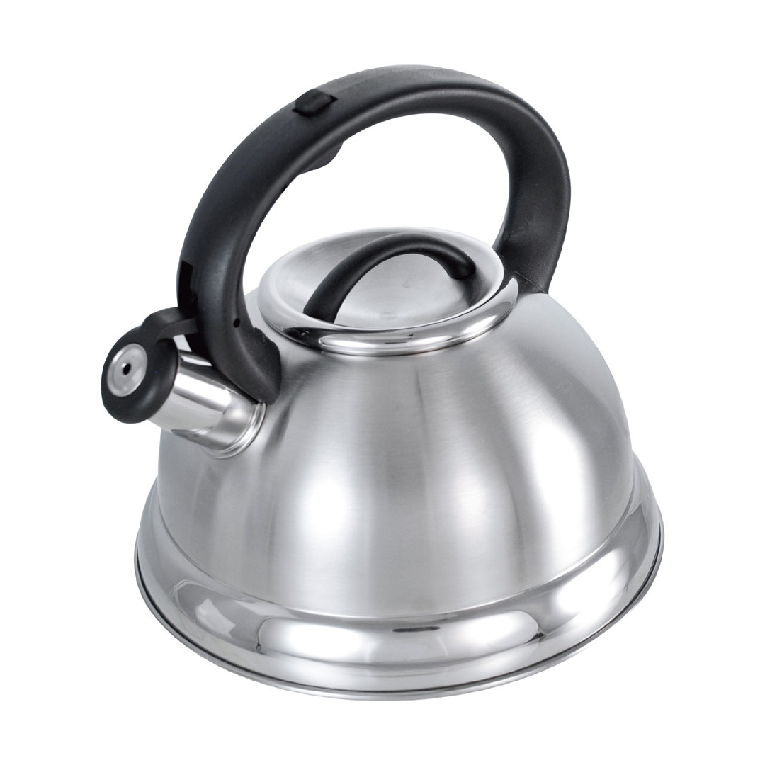 Buckingham Retro Stainless Steel Whistling Kettle 3 Litre