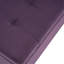 Tissu mauve avec rembourrage confortable - Tissu, pin, contreplaqué pour le siège de rangement de détente et pin compact, fabriqué