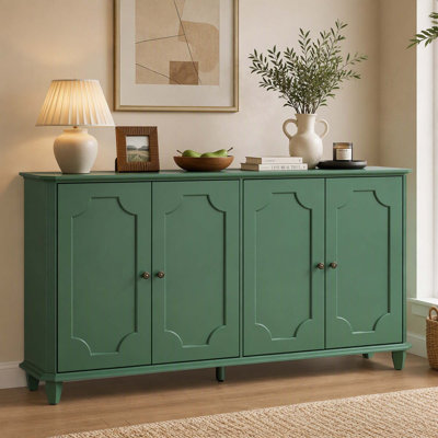 Multi-Functional Storage Sideboard Cabinet with Soft-Close Doors for Multi-Scene Use