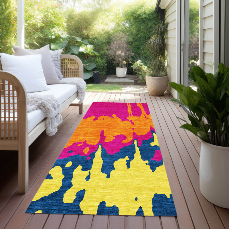  Chayden Area Rug with Non-Slip Backing, Runner 2'3" x 7'6"