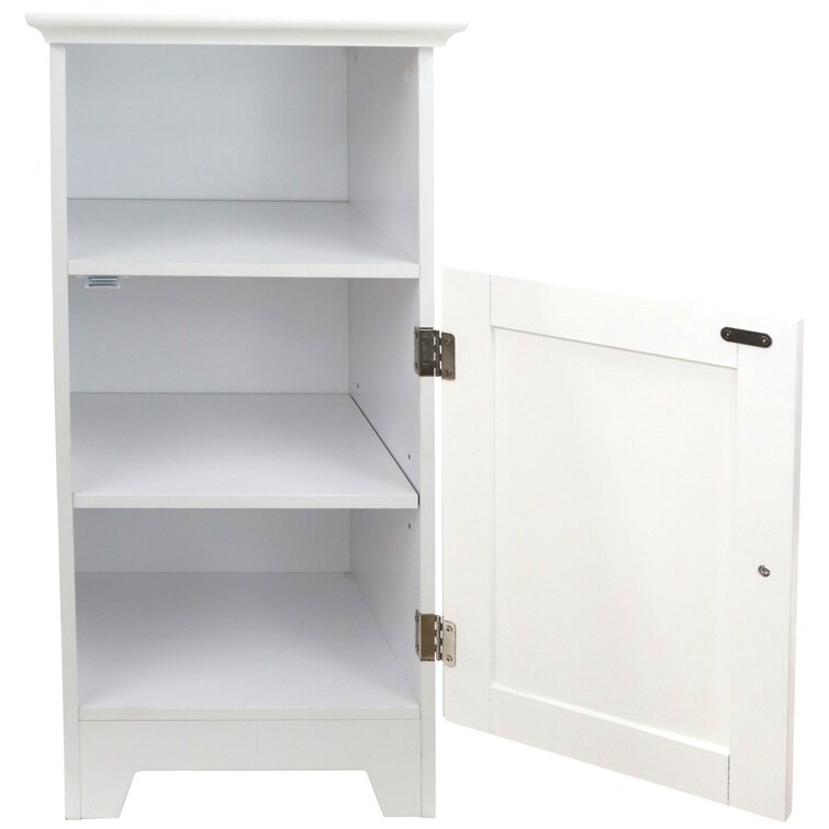 Ivinta Free Standing Bathroom Storage Cabinet with Shutter Doors