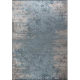 Rapture Light Blue/Beige/Gray No Pattern and Not Solid Color Luxury Area Rug