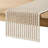 FIESTA Kai Macrame Table Runner, Natural, 14"x72"