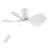 30 Inch Low Profile Flush Mount Ceiling Fan with Light, Ultra Quiet DC Motor, Reversible 6 Speed, 3 Color Dimmable LED, Remote Control & Timer, Modern Ceiling Fan for Bedroom Kids Room Small Space-129413376-129413378