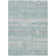 Machine Washable Indoor/Outdoor Xhevrie Teal Rug