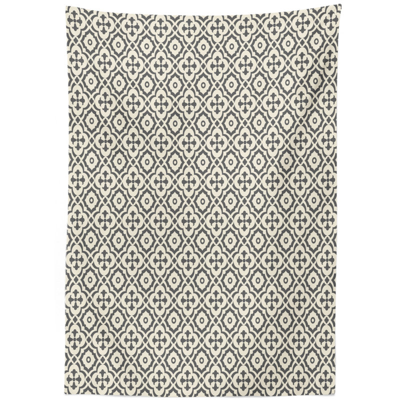 Quatrefoil Tablecloth, 84" L x 60" W