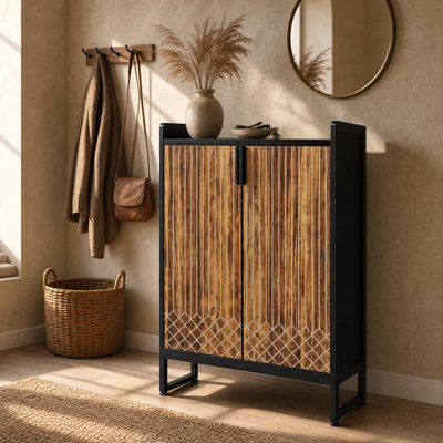 6-Tier Shoe Cabinet with Doors