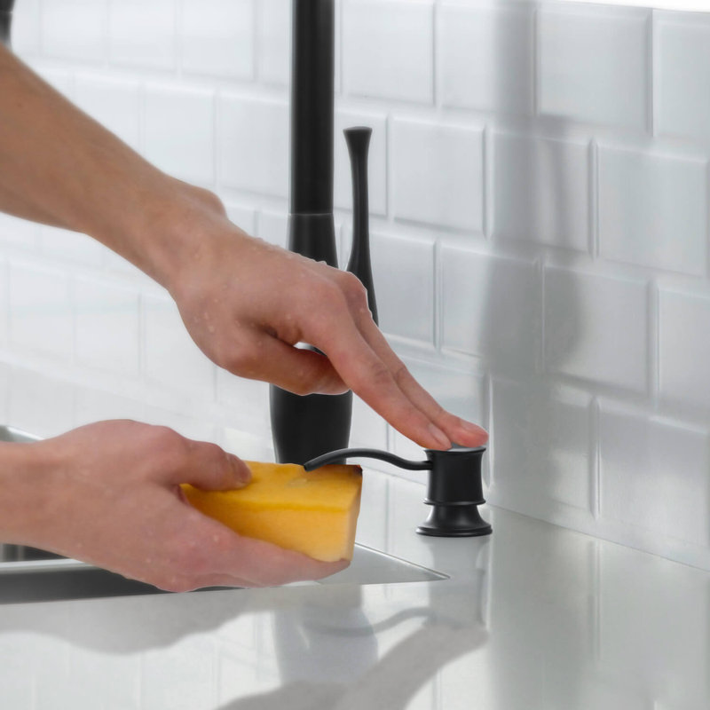 Distributeur de savon, Noir mat