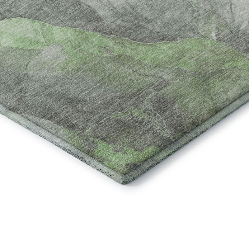 Premium Machine Washable Verlin AMF1787 Floral Rug, Rectangle 10' x 14'