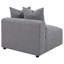 Fauteuil sans accoudoir avec coussin décoratif Amherst