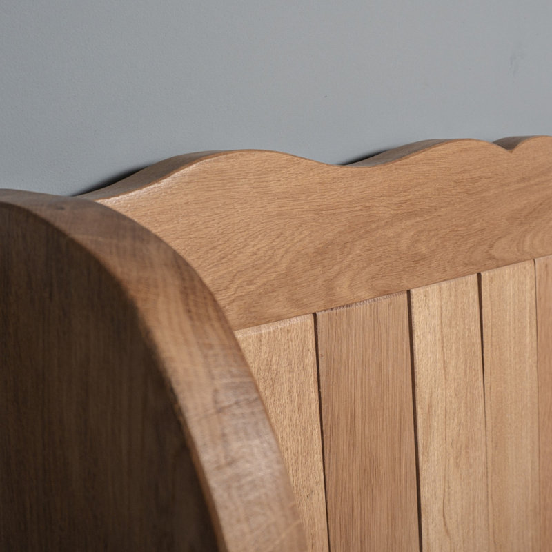 Fleischmanns Solid Wood Storage Bench, Oak