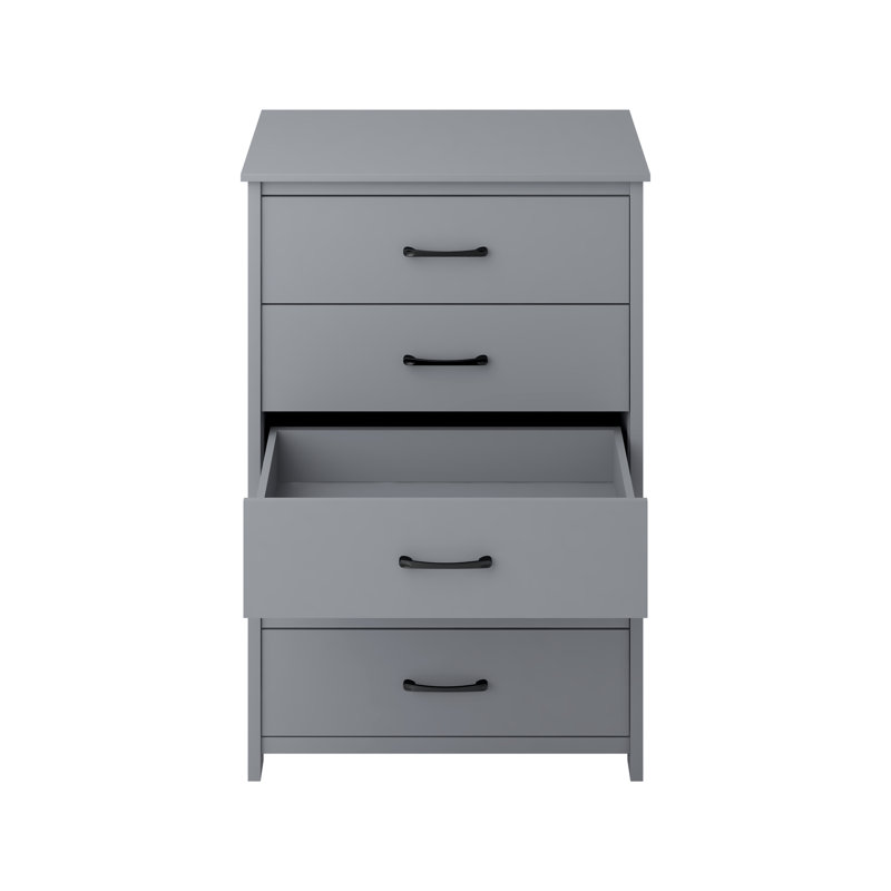 Allysyn 5 Drawer Dresser, Cool Gray
